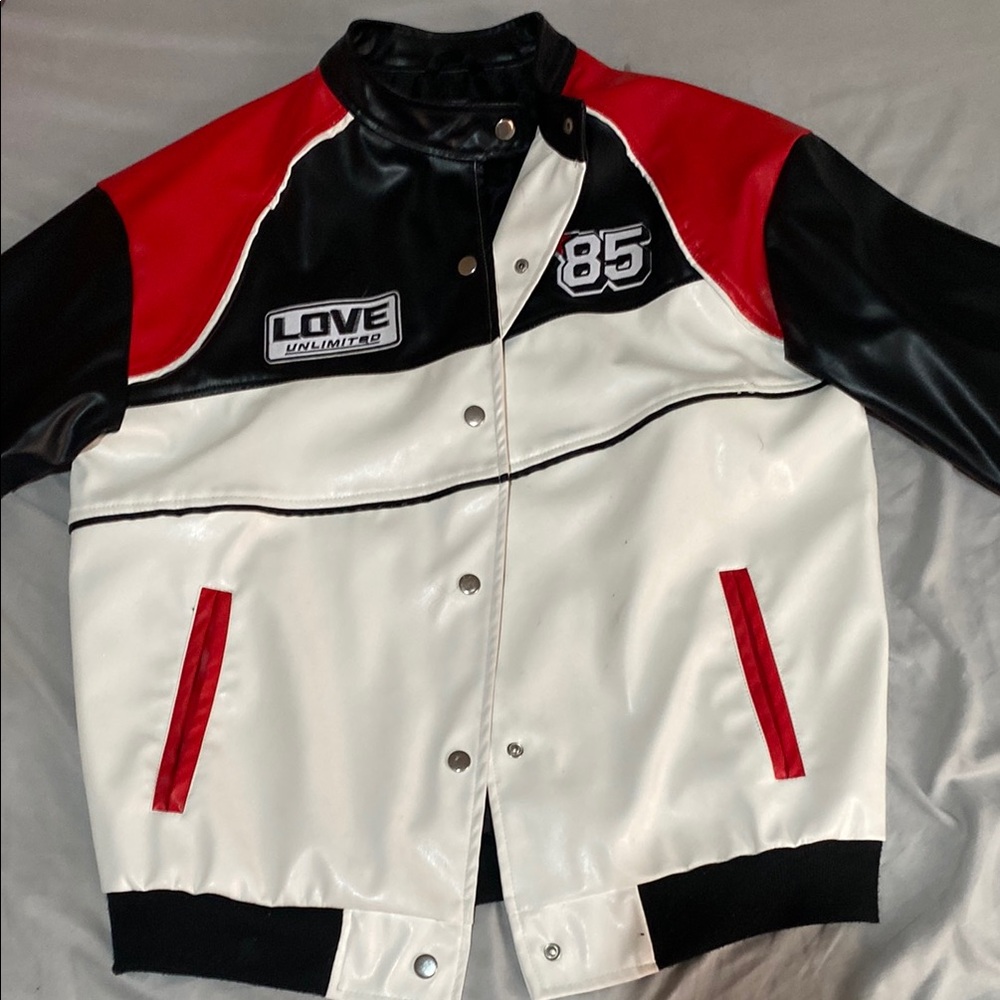 Red and Black Love Unlimited Jacket